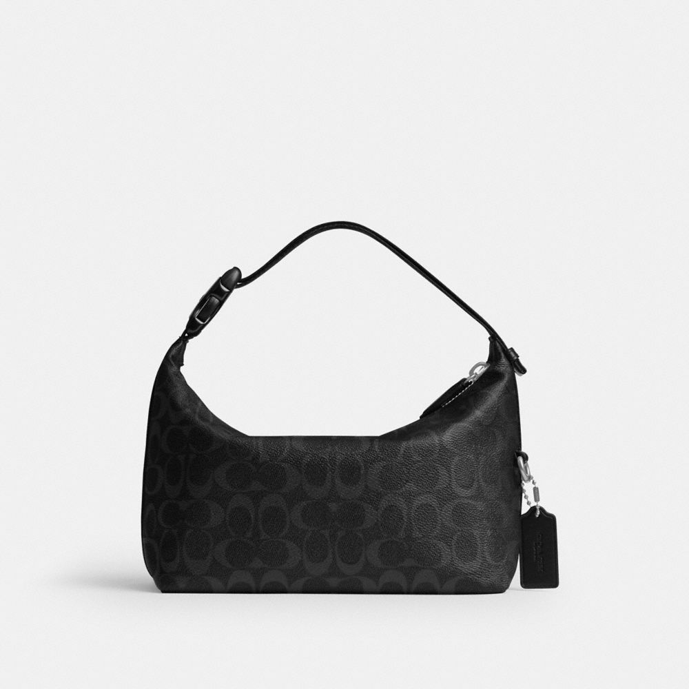 Coach Travel Kit With Speedclip In Signature Canvas Black Signature
