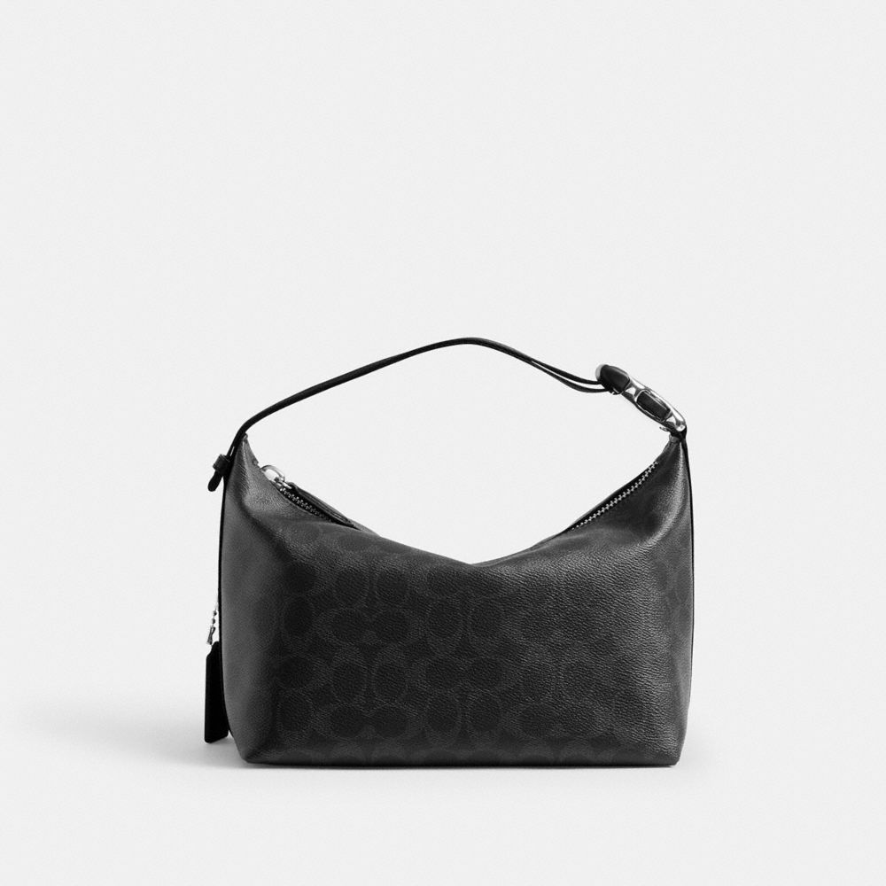 Coach Travel Kit With Speedclip In Signature Canvas Black Signature