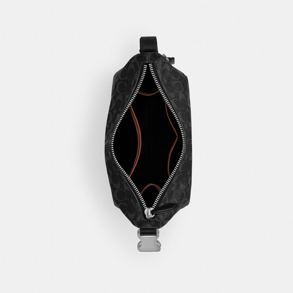 Coach Travel Kit With Speedclip In Signature Canvas Black Signature