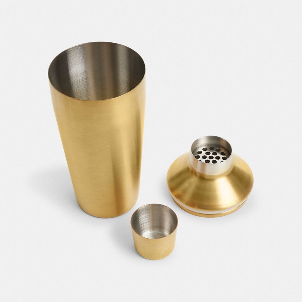 Coach Cocktail Shaker Brass Black