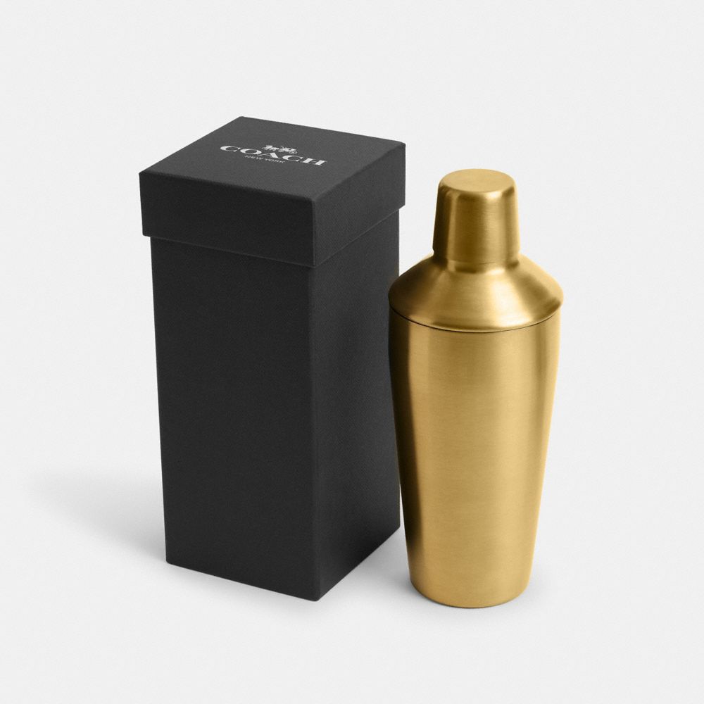 Coach Cocktail Shaker Brass Black