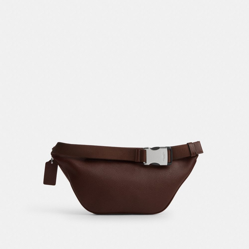 Coach Travis Belt Bag 35 Silver Maple