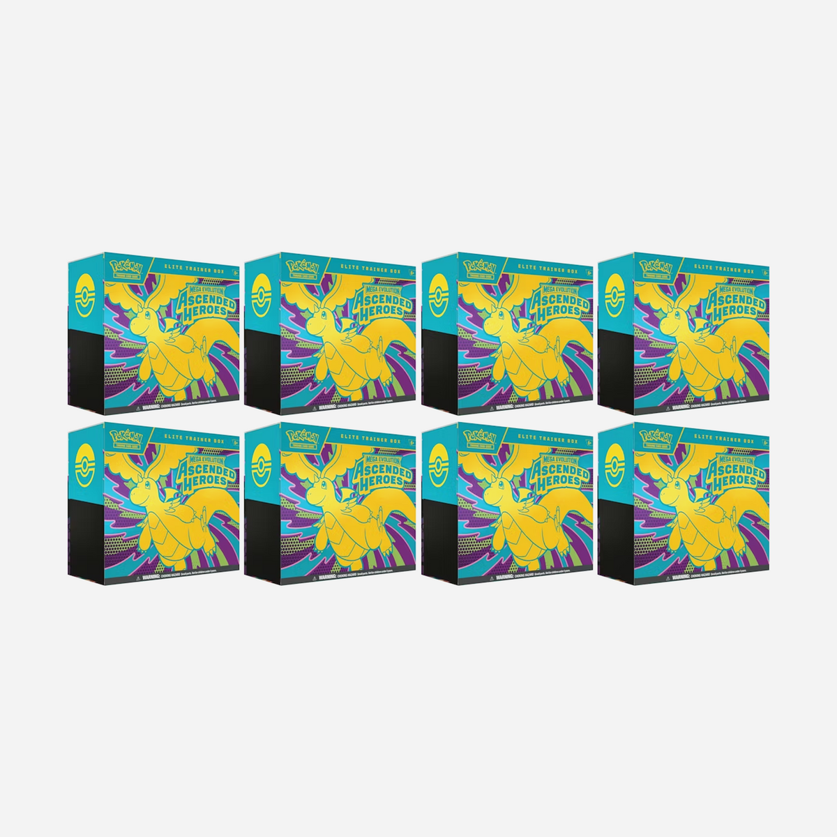 2026 Pokemon Mega Evolution Ascended Heroes Elite Trainer Box 8X Lot