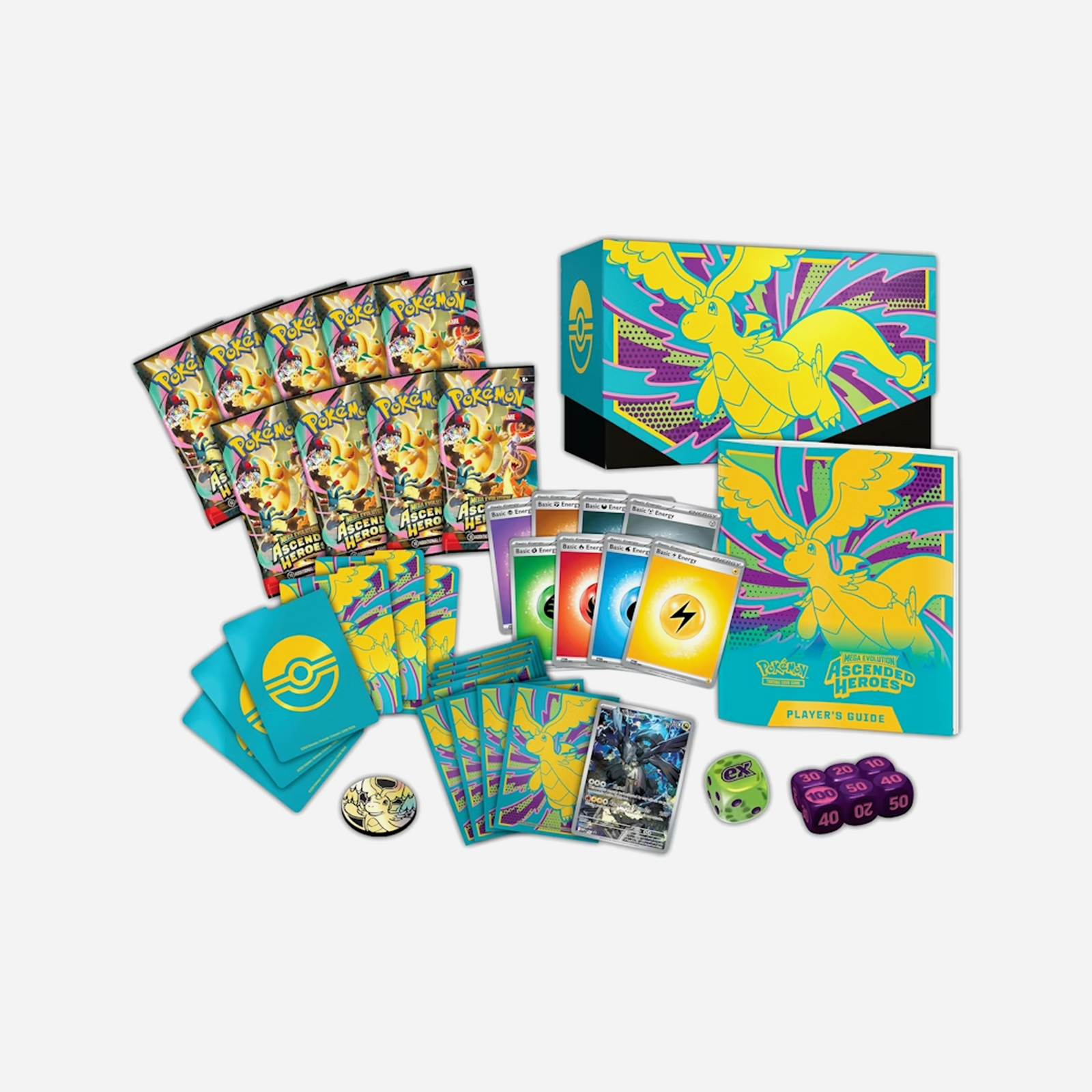 2026 Pokemon Mega Evolution Ascended Heroes Elite Trainer Box 8X Lot