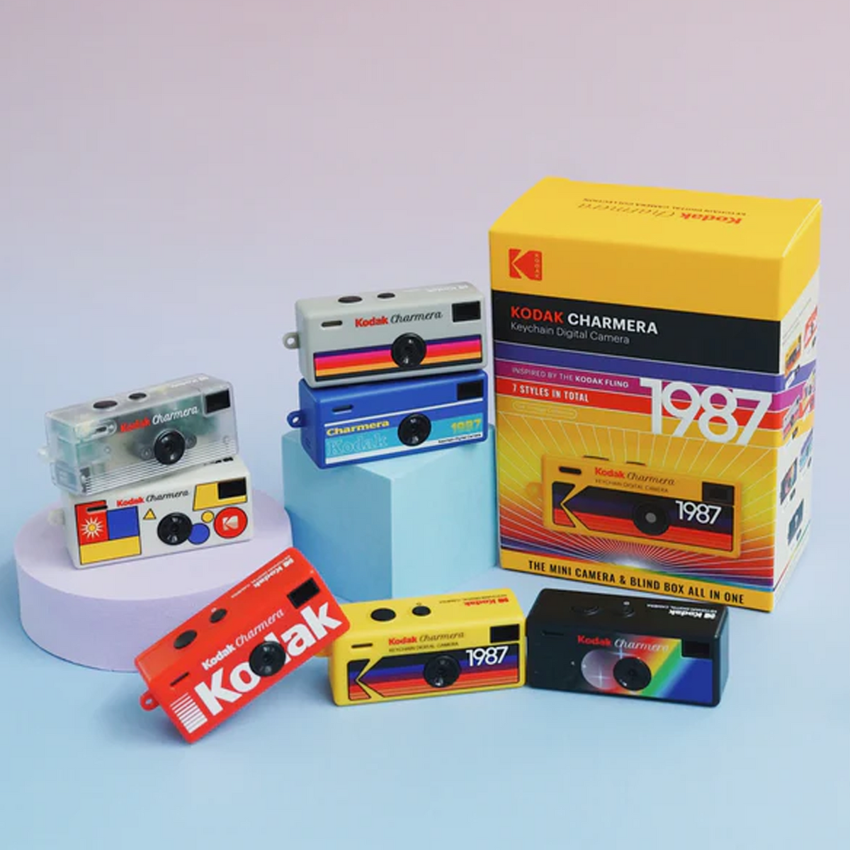 Kodak Charmera Keychain Digital Camera Blind Box Collection