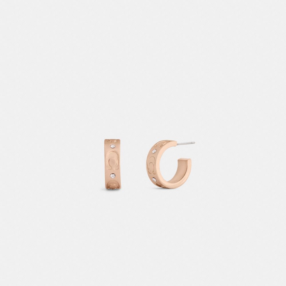Repeated C Huggie Earrings