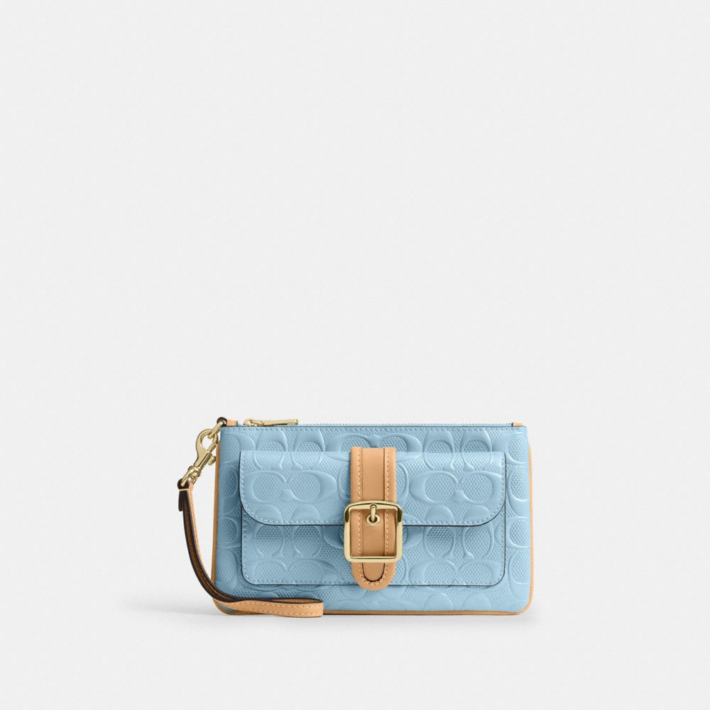 Ashton Wristlet In Signature Leather