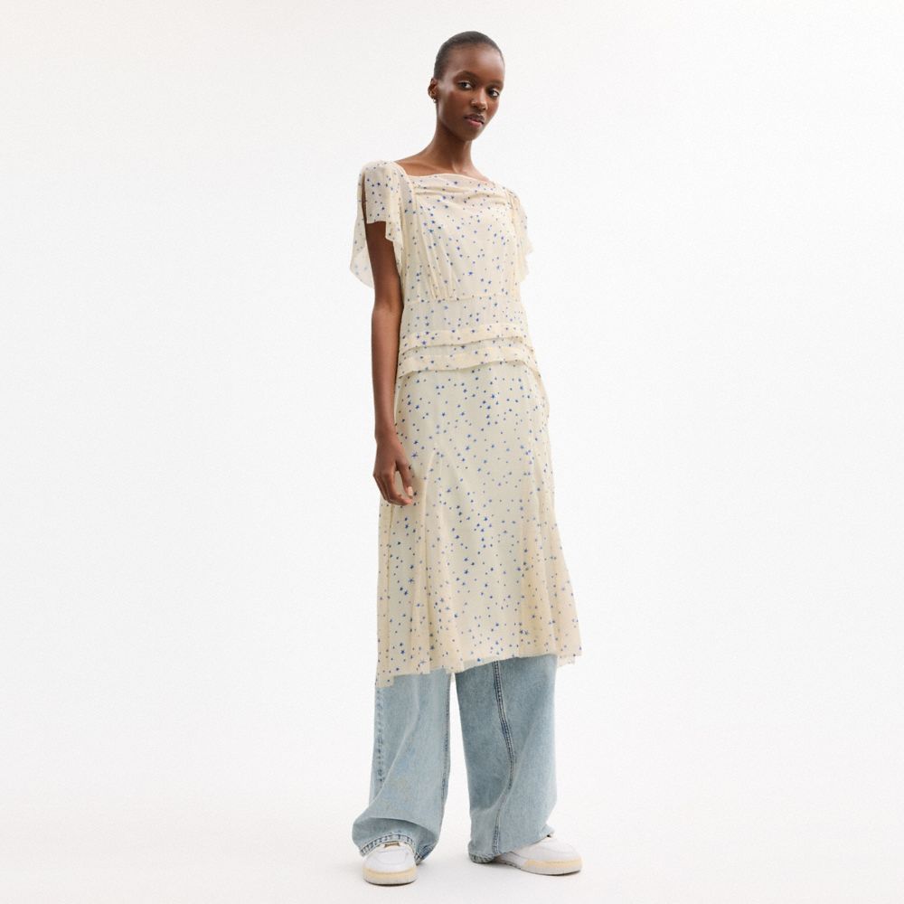 Printed Star Dress