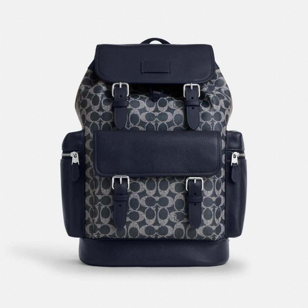 Sprint Backpack In Colorblock Signature Canvas