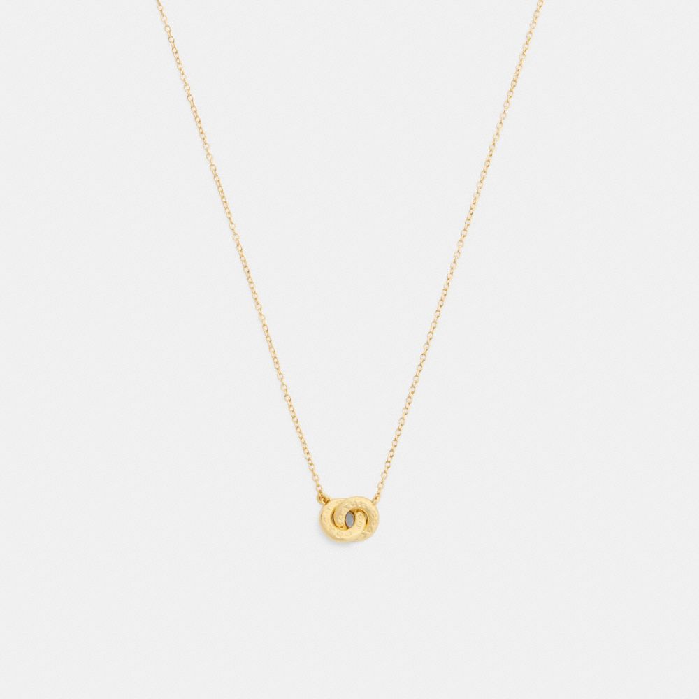 Interlock Pendant Necklace
