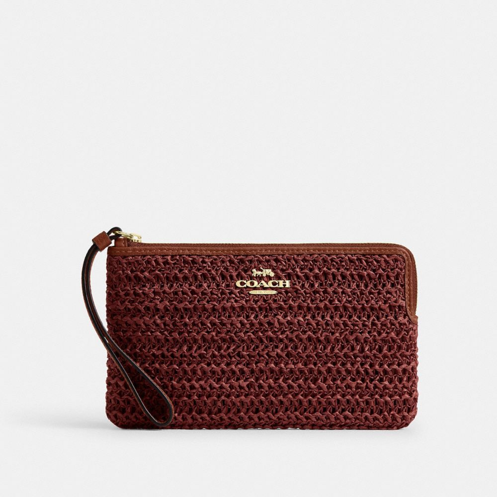 Large Corner Zip Wristlet
