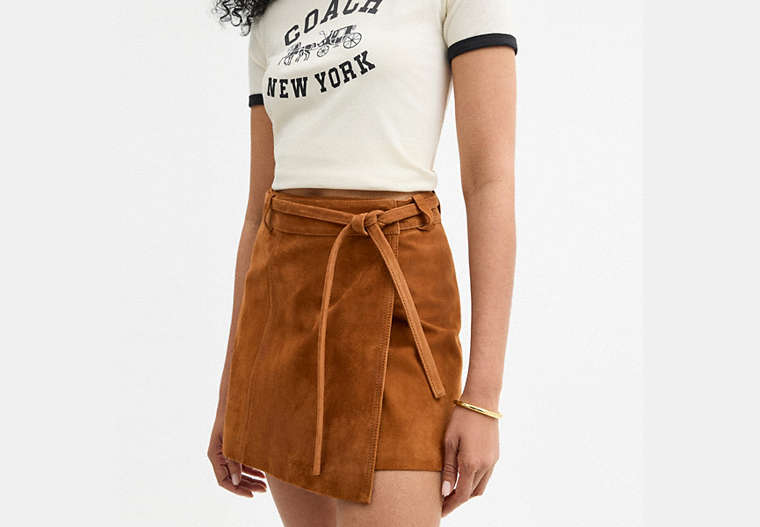 Suede Skirt