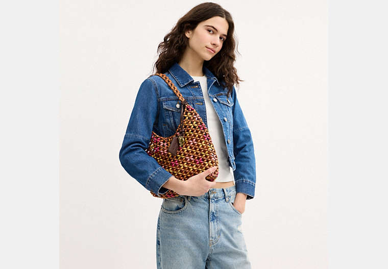 Brooklyn Shoulder Bag 28 With Wooden Beading