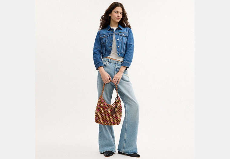 Brooklyn Shoulder Bag 28 With Wooden Beading