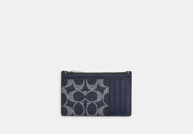 Zip Card Case In Signature Canvas