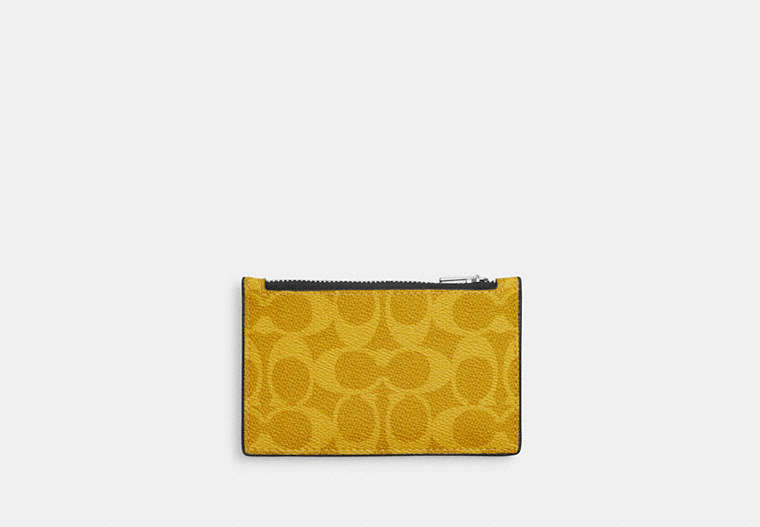 Zip Card Case In Signature Canvas