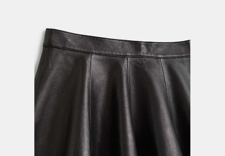 Restored Leather Cheerleader Skirt