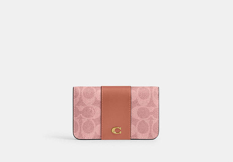 Essential Slim Card Case In Signature Canvas