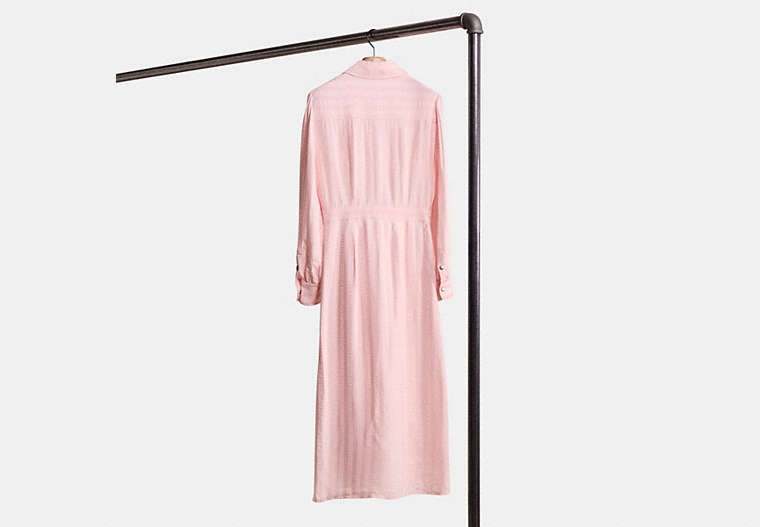 Restored Long Striped Viscose Dress