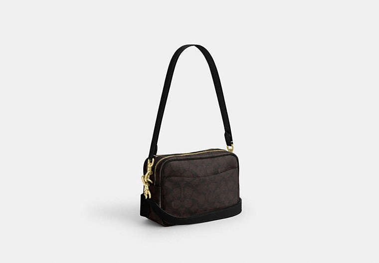 Mini Carey Crossbody Bag In Signature Canvas