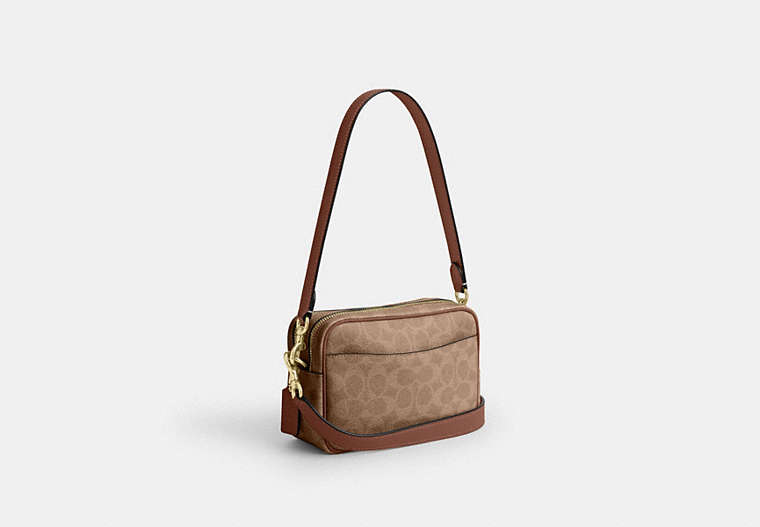 Mini Carey Crossbody Bag In Signature Canvas