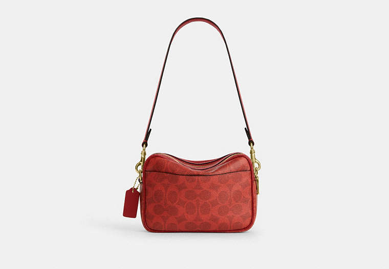 Mini Carey Crossbody Bag In Signature Canvas