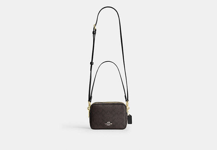 Mini Carey Crossbody Bag In Signature Canvas