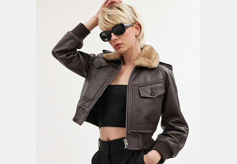 C Hardware Round Sunglasses