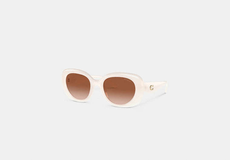 C Hardware Round Sunglasses