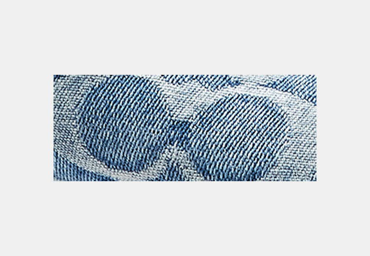 Double Banded Sandal In Signature Denim