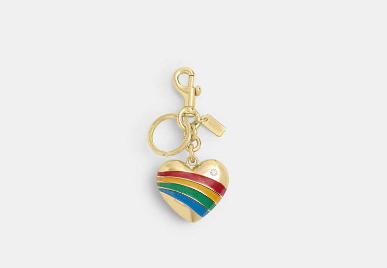 Coach Heart Bag Charm