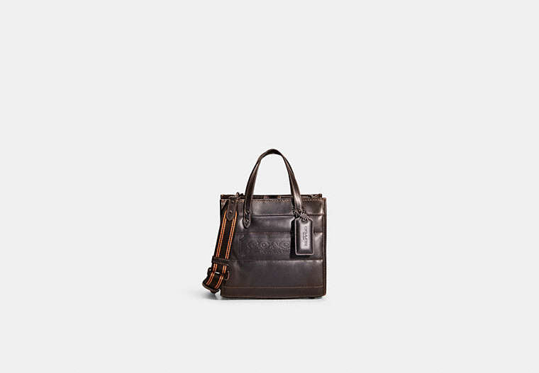 Restored Field Tote 22 With Quilting And Coach Badge