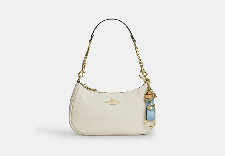 Trigger Snap Bag Charm In Signature Leather With Charm