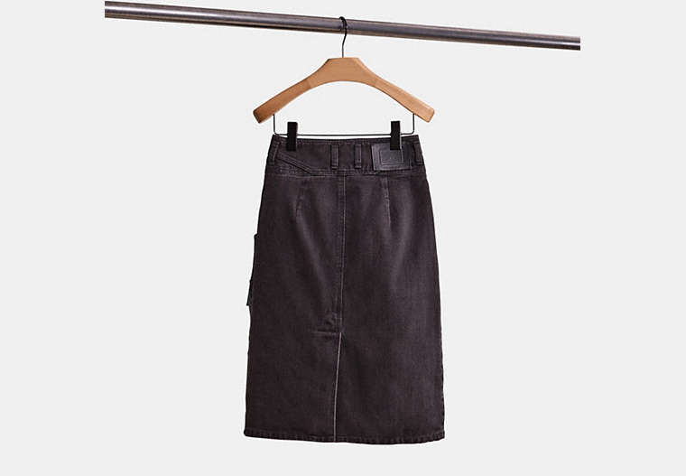 Restored Denim Skirt