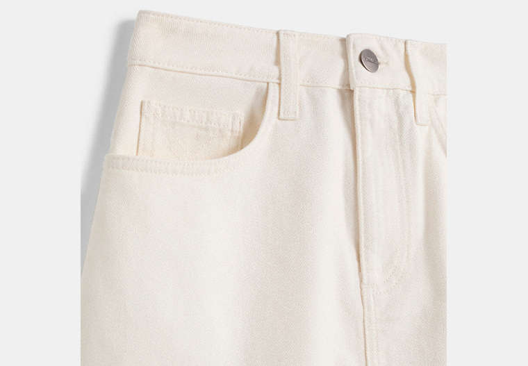 Restored Denim Skirt