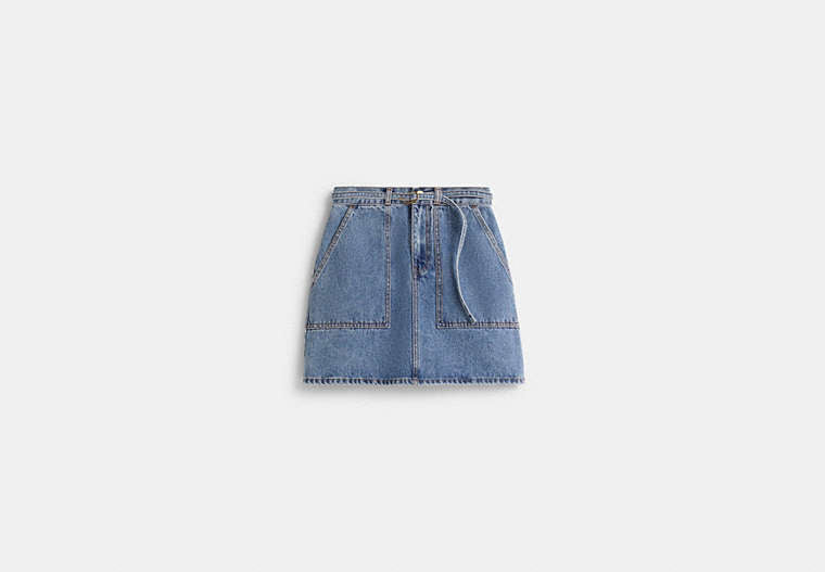 Restored Denim Skirt
