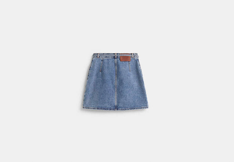 Restored Denim Skirt
