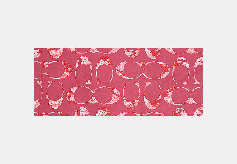 Signature Rose Meadow Print Silk Square Scarf