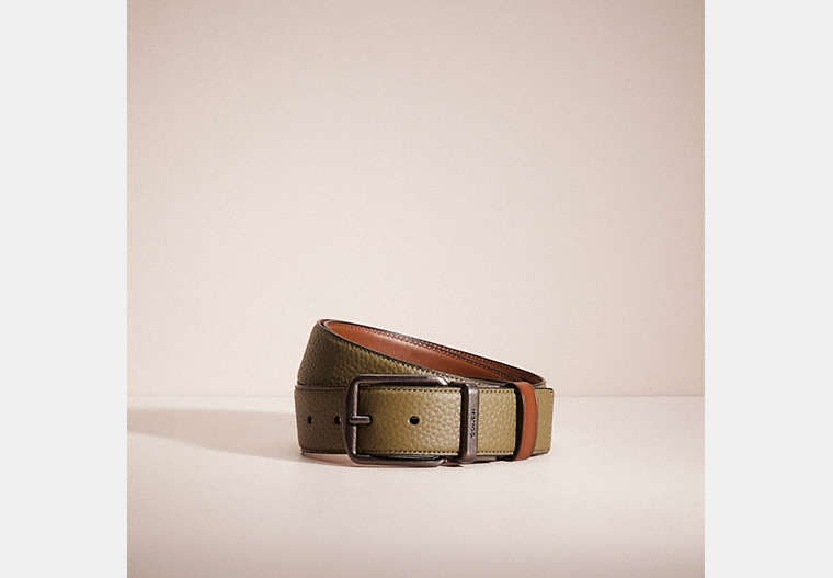 Restored Harness Buckle Cut-To-Size Reversible Belt, 38 Mm