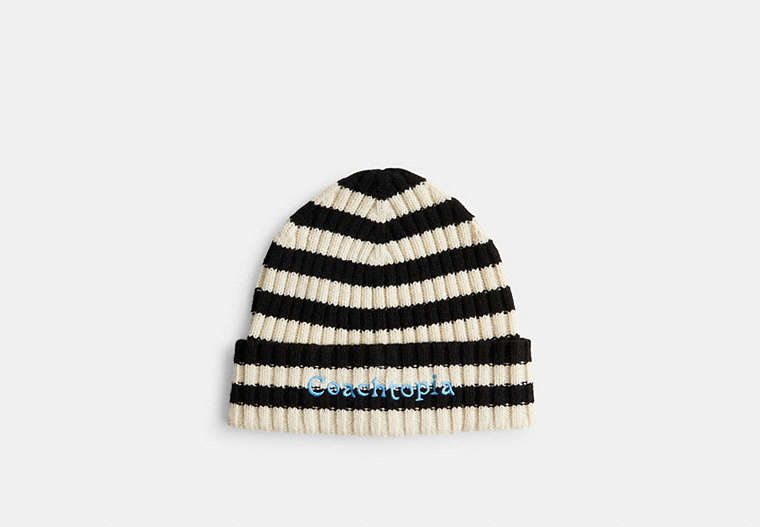 Beanie With Stripe Pattern