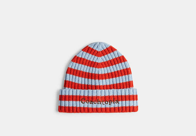 Beanie With Stripe Pattern