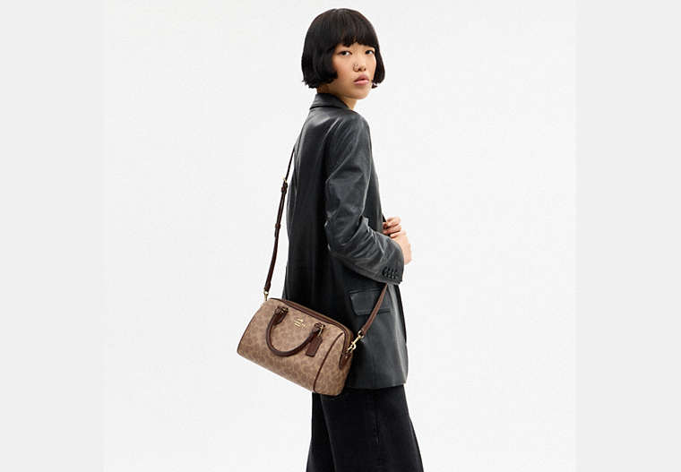 Rowan Satchel Bag In Signature Canvas