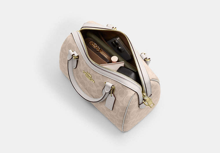 Rowan Satchel Bag In Signature Canvas