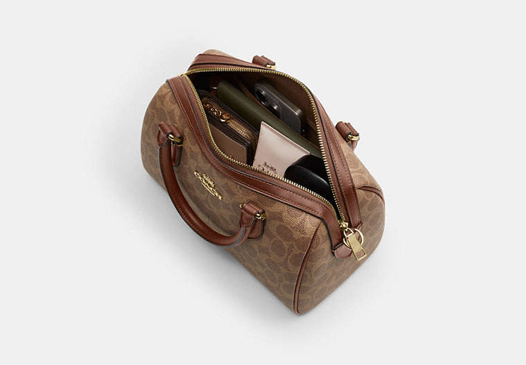 Rowan Satchel Bag In Signature Canvas