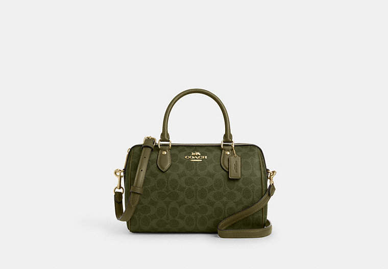 Rowan Satchel Bag In Signature Canvas