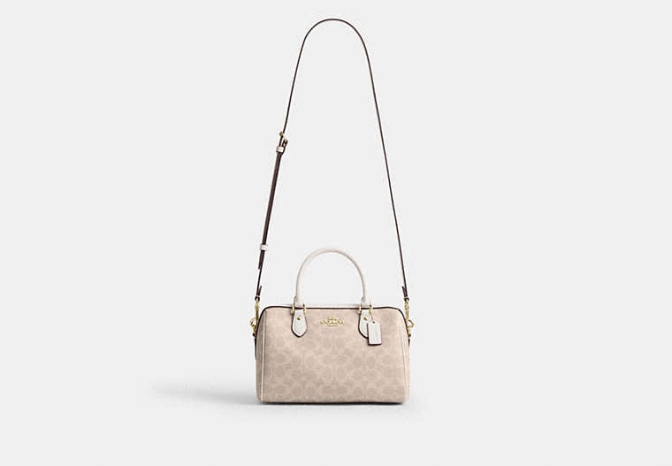 Rowan Satchel Bag In Signature Canvas