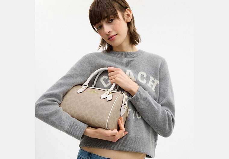 Rowan Satchel Bag In Signature Canvas