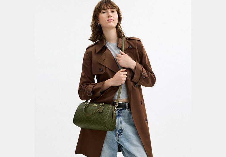 Rowan Satchel Bag In Signature Canvas