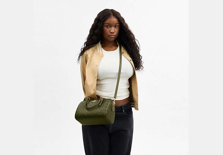 Rowan Satchel Bag In Signature Canvas