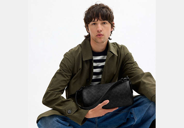 Andre Barrel Bag 30 In Signature Canvas